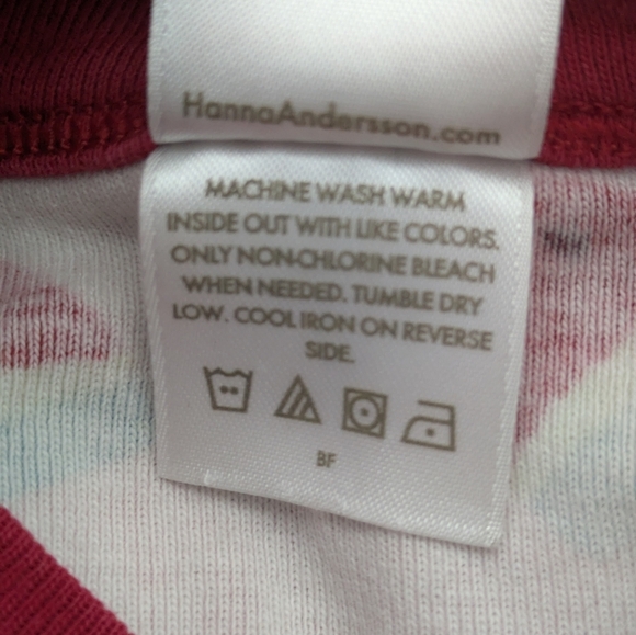 Hanna Andersson Watermelon Long PJ Pajama Set 100 4 - Picture 9 of 9